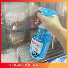 Nước Lau Kính Hando Hương Hoa 600ml - Sạch Bóng Không Vết Sọc, Dùng Cho Kính, Gương, Mặt Phẳng, Tiện Lợi và Dễ Sử Dụng