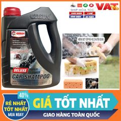 Nước Rửa Xe Ô Tô GetSun 2.0L - Super Cleaner Bảo Dưỡng Sáng Bóng, An Toàn Cho Da Tay, Kèm Mút Lau Cao Cấp