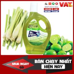 Nước Lau Sàn Đậm Đặc Mr.Fresh 1.1L Hương Chanh - An Toàn Cho Gia Đình, Diệt Khuẩn Hiệu Quả, Hương Thơm Tự Nhiên