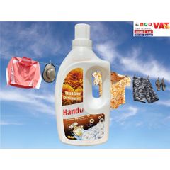 Nước Giặt Hando 4L Hương Harmony - Bảo Vệ Sợi Vải, Thích Hợp Cho Da Nhạy Cảm & Trẻ Em, Khử Mùi Ẩm Mốc, Thơm Mát Suốt Ngày