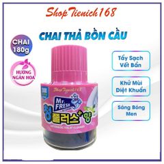 Bộ 3 Chai Thả Bồn Cầu Tự Động Mr.Fresh TI690 - Diệt Khuẩn, Khử Mùi và Làm Thơm Toilet, Giải Pháp Dọn Dẹp Tiện Lợi