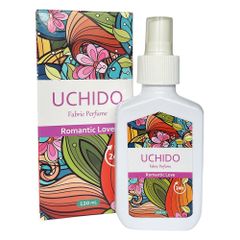 Xịt thơm Khử mùi Kháng khuẩn UCHIDO 120ml - Hương Hawaii Sunrise, Romantic Love, L'labo Unisex cho quần áo, chăn, sofa, giày