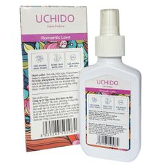 Xịt thơm Khử mùi Kháng khuẩn UCHIDO 120ml - Hương Hawaii Sunrise, Romantic Love, L'labo Unisex cho quần áo, chăn, sofa, giày