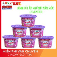 Bộ 3 Bình Hút Ẩm Khử Mùi Hando 450ml - Giải Pháp Chống Mốc, Giữ Đồ Khô Ráo, Hương Lavender Thơm Mát