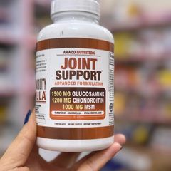 Hỗ Trợ Khớp Nâu Arazo - Giảm Đau Nhức, Tăng Cường Linh Hoạt Khớp với Glucosamine và Chondroitin - Bổ Trợ Xương Khớp Cho Người Lớn Tuổi