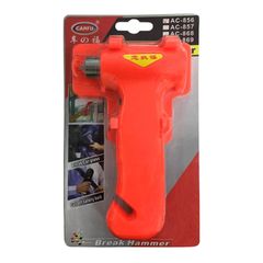 Búa Thoát Hiểm Kèm Đèn Pin LED Cao Cấp TI105 - Dụng Cụ An Toàn Giao Thông Cho Ô Tô, Xe Bus, Tàu Hỏa