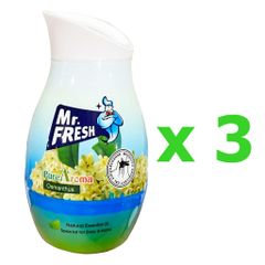 Bộ 3 hộp sáp thơm phòng đuổi muỗi 200g Mr.fresh nhiều hương 376811