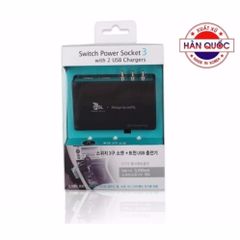 Bộ Chia USB 3 Cổng Bật Tắt Cao Cấp Zingaro Korea DL-803S - Sạc Nhanh cho Điện Thoại và Máy Tính Bảng trên Ô Tô