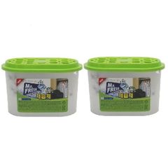 Bộ 2 Bình Hút Ẩm Than Hoạt Tính Mr. Fresh Khử Khuẩn 256g - Giải Pháp Khử Mùi, Bảo Quản Không Gian Bạn Thoáng Mát