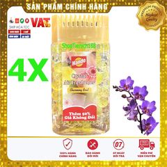Bộ 4 Sáp Thơm Cao Cấp Hando 150g - Hương Hoa Tự Nhiên: Rose, Jasmine, Charming Brut, Orchid - Trang Trí Không Gian, An Toàn Cho Sức Khỏe