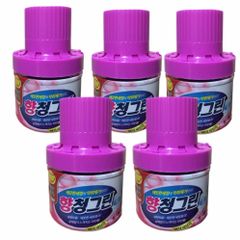 Bộ 5 Chai Tẩy Vệ Sinh Bồn Cầu Hương Lavender - Diệt Khuẩn Tự Động, Khử Mùi, Tiết Kiệm Thời Gian Cho Nội Trợ
