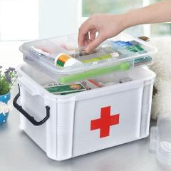 Hộp đựng thuốc trên xe ô tô HD TI328 - Dụng cụ y tế tiện lợi cho chuyến đi an toàn và thuận tiện