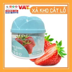 Bộ 4 Sáp Thơm Khử Mùi Hando 87g - Hương Dâu Tươi Mát Cho Phòng Ngủ, Phòng Tắm, Xe Hơi - Hương Liệu Tự Nhiên Sang Trọng