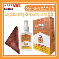 Chai Bảo Dưỡng Đánh Bóng Xóa Vết Xước Da Hando 120ml - Duy Trì Độ Bóng, Chống Nấm Mốc, Dễ Sử Dụng Cho Giày, Túi Xách, Áo Khoác