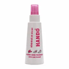 Bộ 2 Chai Xịt Khử Mùi Giày Dép Mũ Bảo Hiểm Hando 120ml - Giúp Mùi Thơm Sạch, Diệt Khuẩn, Tiện Dụng Mang Theo
