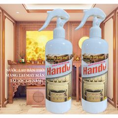 Nước Lau Bàn Thờ Phong Thủy Hando 500ml Hương Quế - Sạch Sẽ, An Toàn, Giúp Hút Tài Lộc May Mắn Cả Năm
