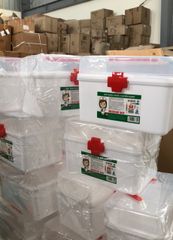 Hộp đựng thuốc y tế di động nhiều ngăn - Thiết kế an toàn, tiện lợi cho gia đình - Dễ dàng sắp xếp và mang theo