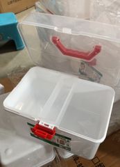 Hộp đựng thuốc y tế di động nhiều ngăn - Thiết kế an toàn, tiện lợi cho gia đình - Dễ dàng sắp xếp và mang theo