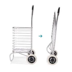 Xe Kéo Đi Chợ Cao Cấp Hợp Kim Nhôm Siêu Nhẹ HomeStar 601 - Xe Đẩy Mua Sắm Chất Lượng, Trọng Tải 50kg, Gấp Gọn Dễ Dàng