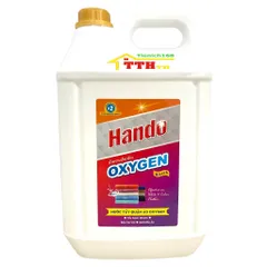 Nước tẩy trắng quần áo Oxygen 10L - Siêu tẩy chuyên dụng cho đồ len, đồ màu, giặt tay và máy tiện lợi, an toàn cho gia đình