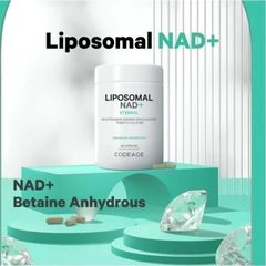 Viên Uống Codeage Liposomal NAD+ – Giải Pháp Trẻ Hóa Da và Tăng Cường Năng Lượng (Hộp 60 Viên)