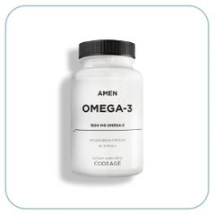 Viên Uống Dầu Cá Codeage Amen Omega-3 Mỹ - Hỗ Trợ Sức Khỏe Tim Mạch và Đẹp Da (90 Viên)