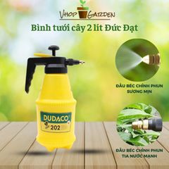 Bình Tưới Cây Duhaco 2 Lít - Xịt Côn Trùng Đa Năng, Thiết Kế Tiện Dụng Cho Vườn Cây, Phun Nước Và Dinh Dưỡng Tốt Nhất