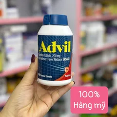 Giảm Đau Hạ Sốt Advil 300 Viên Mỹ 200Mg - Viên Sát Trùng Chống Đau, An Toàn và Hiệu Quả cho Cơn Đau và Sốt