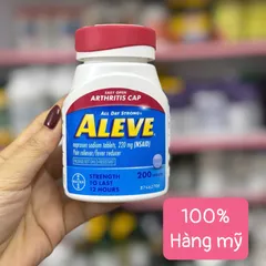 Aleve Naproxen Sodium 220mg (200 viên) - Hỗ trợ giảm đau nhức, mỏi khớp, căng cơ hiệu quả