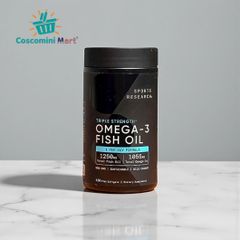 Viên uống Omega-3 SR Fish Oil 150 viên - Hỗ trợ sức khỏe tim mạch, não bộ và mắt - Dầu cá tinh khiết từ Mỹ