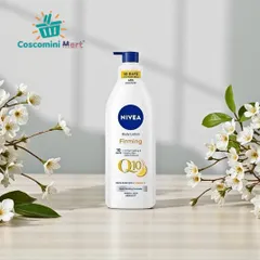 Lotion Dưỡng Ẩm Chuyên Sâu NIVEA Body Firming Q10 Plus Vitamin C 400ml - Giúp Da Khô Mềm Mại, Cải Thiện Độ Săn Chắc, Chống Oxy Hóa