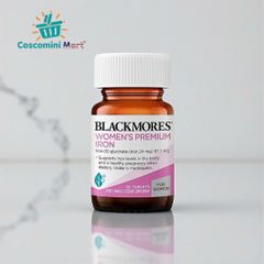 Viên uống bổ sung sắt Blackmores Women's Premium Iron 30 viên - Giải pháp ngừa thiếu máu cho phụ nữ, hỗ trợ năng lượng và sức khỏe thai kỳ