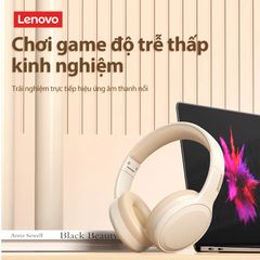 Tai Nghe Bluetooth 5.1 Lenovo Thinkplus TH30 - Giảm Tiếng Ồn, Âm Thanh 3D, Tai Nghe Gaming Có Mic, Thời Gian Chơi 7 Giờ