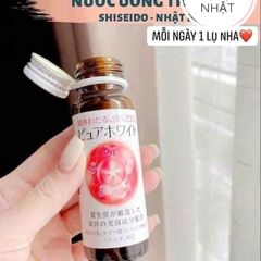 Nước Uống Trắng Da Pure White Shiseido - Collagen Nhật Bản Giúp Làm Sáng Da, Cấp Ẩm, Ngăn Ngừa Lão Hóa, Chống Oxy Hóa 150ml