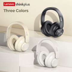 Tai Nghe Chụp Tai Bluetooth Không Dây Lenovo Thinkplus G70-A - Âm Thanh Nổi, Giảm Ồn, Thoải Mái, Chống Thấm Nước, Có Mic Cho Android, IOS, PC