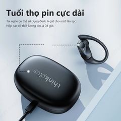 Tai Nghe Bluetooth Lenovo Thinkplus LP75 V5.3 - Không Dây Thể Thao Chống Nước HiFi Stereo, Âm Thanh Nhạc Sống Động, Thời Gian Nghe 28 Giờ
