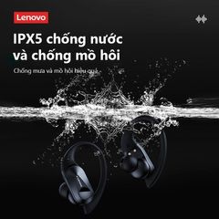 Tai Nghe Bluetooth Lenovo Thinkplus LP75 V5.3 - Không Dây Thể Thao Chống Nước HiFi Stereo, Âm Thanh Nhạc Sống Động, Thời Gian Nghe 28 Giờ