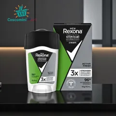 Lăn Khử Mùi Rexona 48g - Bảo Vệ Gấp 3 Lần, Không Chứa Cồn, Giúp Bạn Tự Tin Hoạt Động Cả Ngày