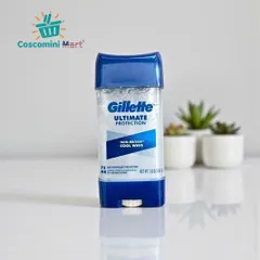 Lăn Khử Mùi Gel Dành Cho Nam Gillette 377460 - Chống Mồ Hôi 48-72 Giờ, Hương Mát Lạnh, Không Để Lại Dấu Trên Quần Áo