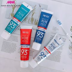 Kem Đánh Răng MEDIAN 120g - Dental IQ Tartar Protection, Làm Trắng Răng, Chăm Sóc Răng Miệng Chất Lượng Hàn Quốc