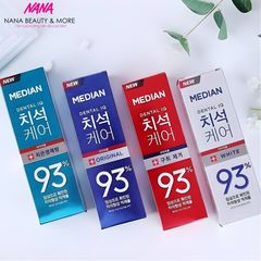 Kem Đánh Răng MEDIAN 120g - Dental IQ Tartar Protection, Làm Trắng Răng, Chăm Sóc Răng Miệng Chất Lượng Hàn Quốc