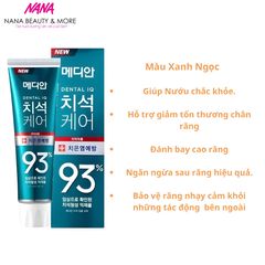 Kem Đánh Răng MEDIAN 120g - Dental IQ Tartar Protection, Làm Trắng Răng, Chăm Sóc Răng Miệng Chất Lượng Hàn Quốc