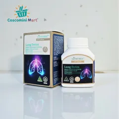 Viên Uống Bổ Phổi Vitatree Lung Detox 60 Viên - Hỗ Trợ Hô Hấp, Thải Độc Phổi Từ Thảo Dược Thiên Nhiên, Giảm Ho, Tăng Cường Miễn Dịch