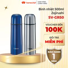 Bình giữ nhiệt Zojirushi SV-GR50-AA - 500ml, thiết kế tiện lợi giữ nóng lạnh hoàn hảo, phù hợp cho cà phê, trà và nước uống.