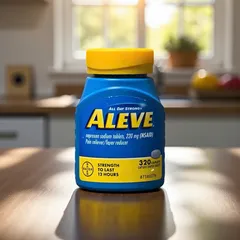Viên uống giảm đau hạ sốt Aleve 220mg - Giảm đau đầu, đau cơ, đau khớp hiệu quả 12h - Hộp 320 viên tiện lợi