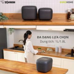 Nồi Cơm Điện Zojirushi Cao Tần NL-EAQ - Nấu Cơm Ngon, Giữ Ấm, Công Nghệ IH, Thiết Kế Sang Trọng, Bảo Hành 3 Năm Nhật Bản