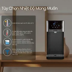Bình Thủy Điện Nóng Lạnh Steiger STG-888 - Công Nghệ Đun Nóng Tức Thì, 8 Nhiệt Độ, An Toàn Cho Trẻ Em, Tốc Độ 2200W
