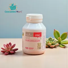 Viên Nhai Bổ Sung Kẽm Bio Island 120 Viên - Thực Phẩm Bổ Sung Kẽm Dành Cho Trẻ Em Giúp Phát Triển Khỏe Mạnh, Tăng Cường Miễn Dịch
