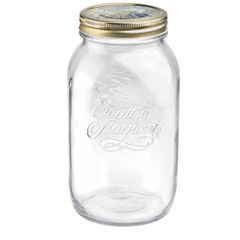 Hũ Thủy Tinh Quattro 1.5L Bormioli Rocco - Nắp Vặn Kín Hơi, Hũ Bảo Quản Thực Phẩm Cao Cấp Ý