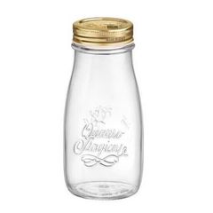 Chai Thủy Tinh Quattro 400ml Bormioli Rocco - Nắp Vặn Kín, Đựng Nước Ép, Mật Ong, Decor Sang Trọng từ Ý